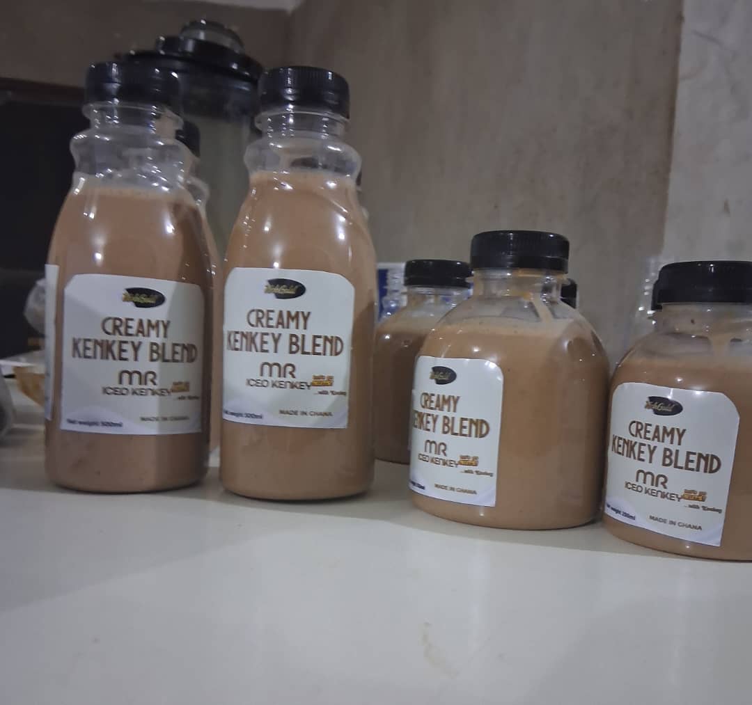 MR Iced Kenkey and MRS Iced Kenkey product packages